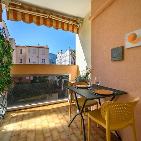 "Charmant Studio" Plein Centre, Calme, Terrasse Mentone Esterno foto