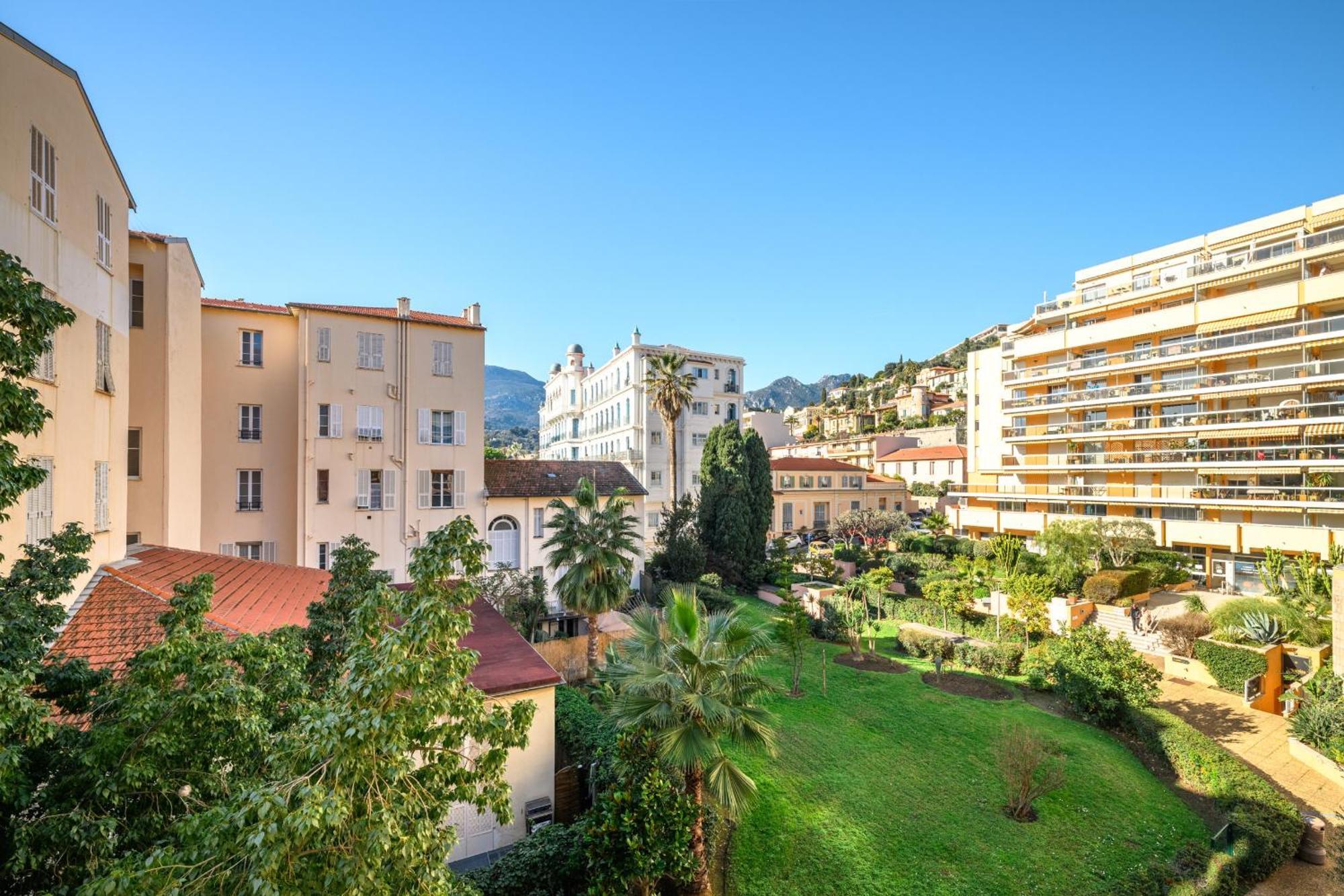 "Charmant Studio" Plein Centre, Calme, Terrasse Mentone Esterno foto